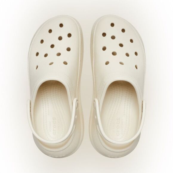 Crocs Unisex Classic Crush Clog - Bone NEW with tags Men’s 12 - Picture 4 of 16